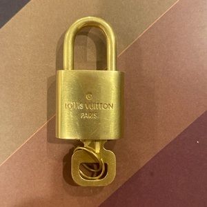 Authentic Louis Vuitton lock and key